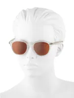 50MM Rounded Acetate Sunglasses
