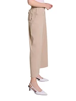 Wide-Leg Cotton Trousers