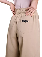 Wide-Leg Cotton Trousers