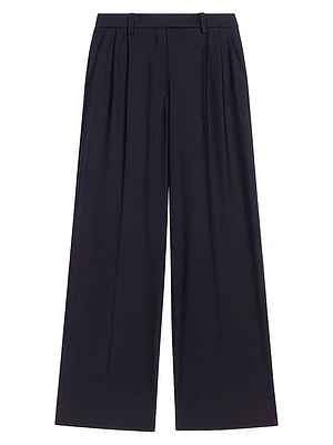 Wide Leg Suit Trousers