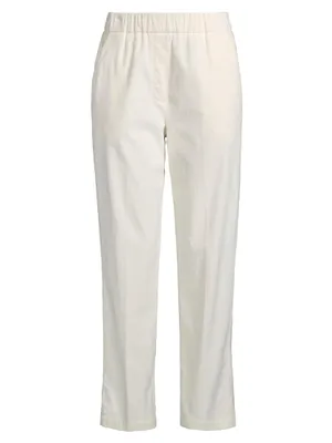 Cotton-Blend Corduroy Pants