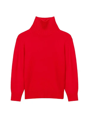 High-Neck Cashmere Jumper