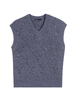 Sleeveless Sequin Jumper