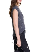Sleeveless Sequin Jumper