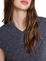 Sleeveless Sequin Jumper