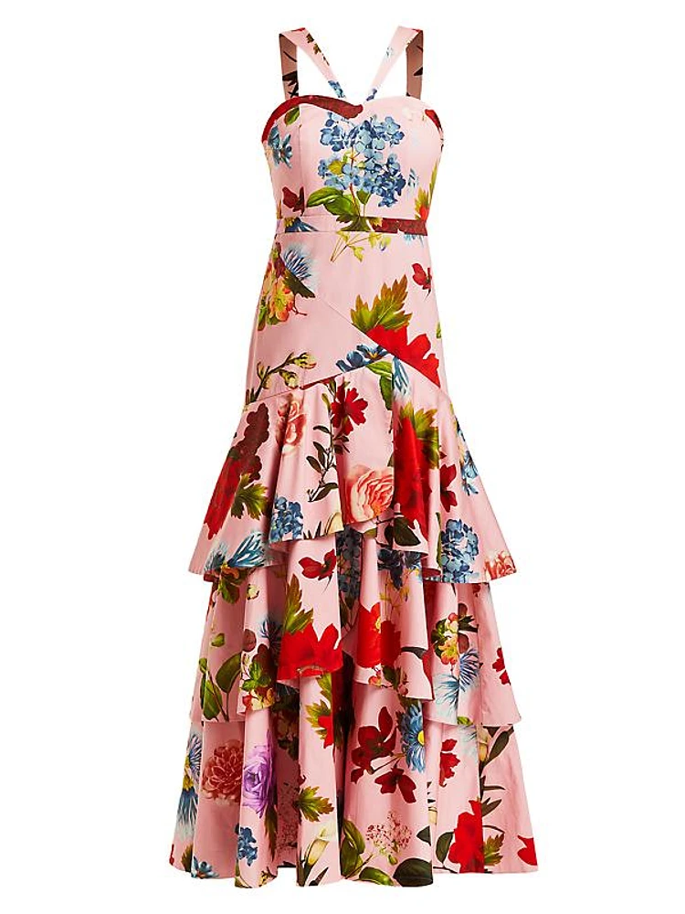 Victoria Tiered Floral Dress