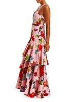 Victoria Tiered Floral Dress