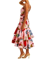 Victoria Tiered Floral Dress