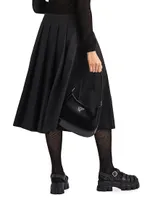 Pleated Re-Nylon Skirt