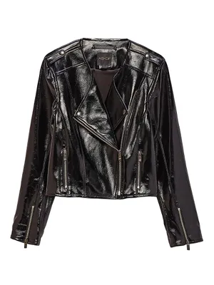 Faye Recycled Leather Jacket