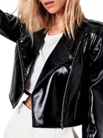 Faye Recycled Leather Jacket