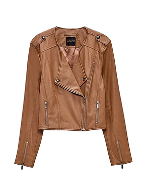 Faye Recycled Leather Jacket