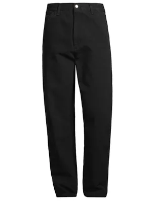 Cotton Straight-Leg Pants