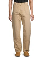 Cotton Double-Knee Pants