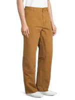 Cotton Double-Knee Pants