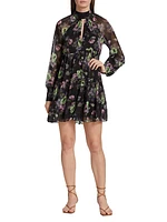 Revina Floral Gauze Minidress