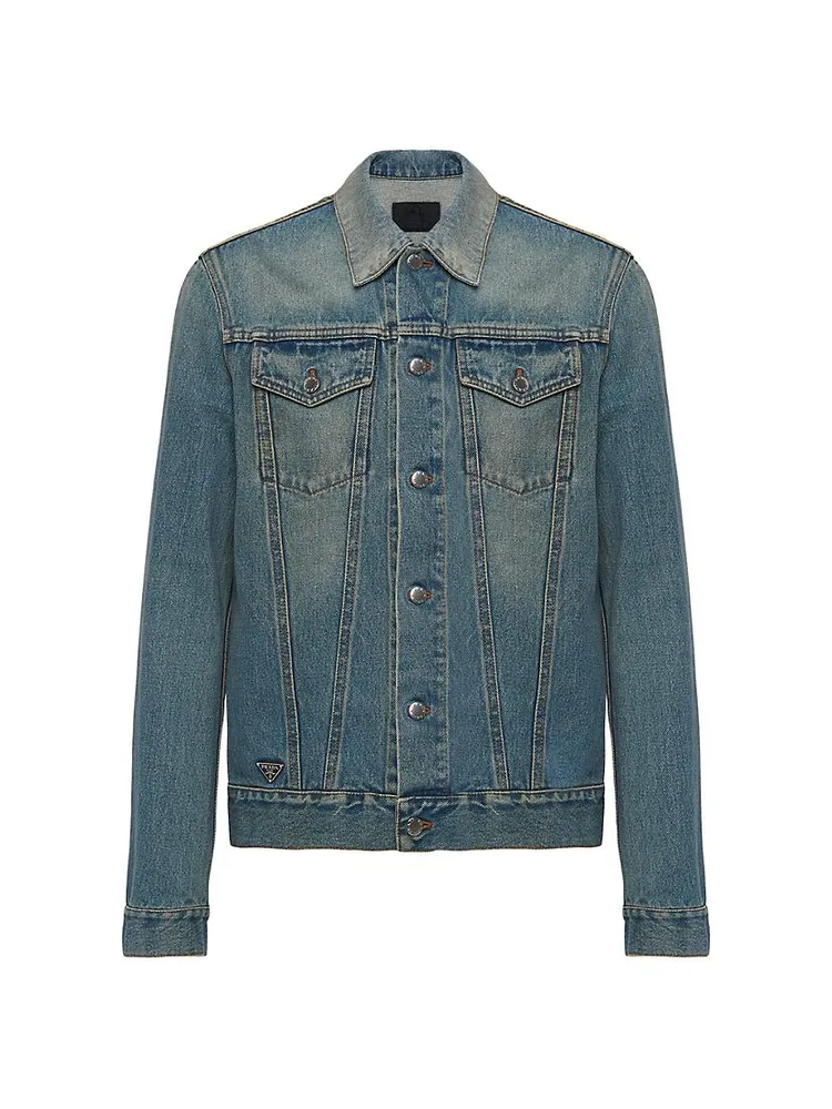 Denim Blouson Jacket