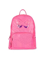 Girl's​ Butterfly Confetti Backpack