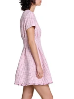 Tweed Babydoll Dress