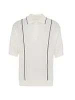 Silk and Cotton Polo Shirt