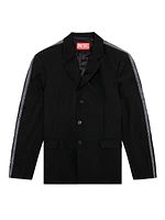 Hivo Wool-Blend Three-Button Blazer