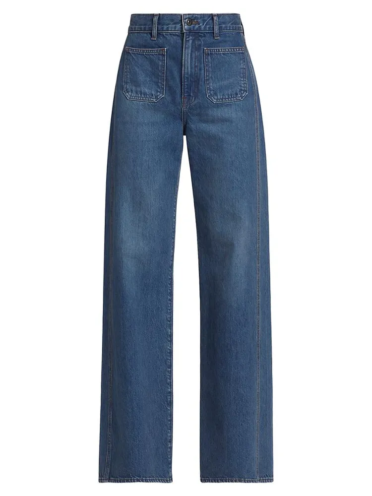 Taylor High-Rise Wide-Leg Jeans