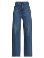 Taylor High-Rise Wide-Leg Jeans