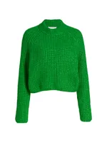 Shaker-Stitch Sweater