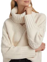 Raya Long-Sleeve Turtleneck Sweater
