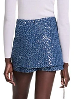 Tweed Illusion Skort