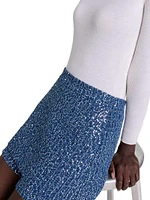 Tweed Illusion Skort