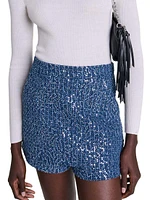 Tweed Illusion Skort