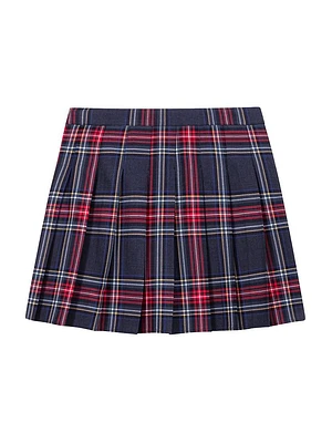 Short Tartan Print Skirt