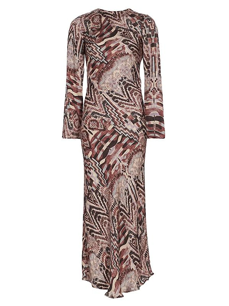 Junin Catia Printed Maxi Dress