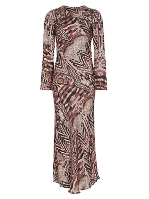 Junin Catia Printed Maxi Dress