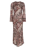 Junin Catia Printed Maxi Dress