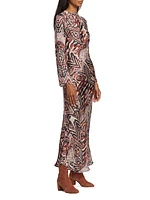 Junin Catia Printed Maxi Dress