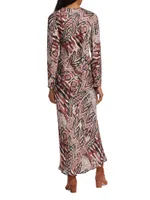 Junin Catia Printed Maxi Dress