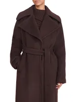 Carver Wool-Blend Belted Coat
