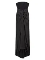 Wayfaring Satin Maxi Dress