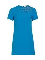 Lauren Embellished Shift Minidress