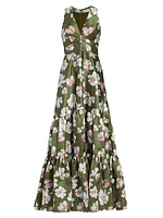 Rori Floral Satin Gown