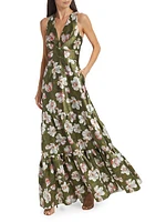 Rori Floral Satin Gown