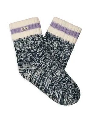 Deedee Fleece-Lined Quarter-Length Socks