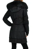 Highway Faux Fur-Trimmed Down Jacket