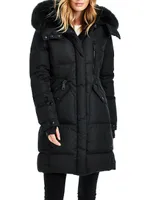 Highway Faux Fur-Trimmed Down Jacket