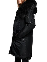 Stella Faux Fur-Lined Down Coat