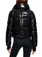 Freestyle Cropped Down Puffer Jacket