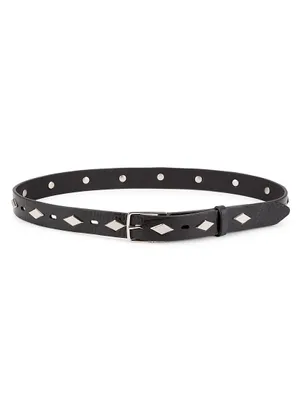 Colin Studded Leather Belt