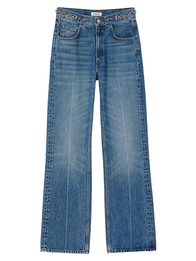 Curb Chain Jeans